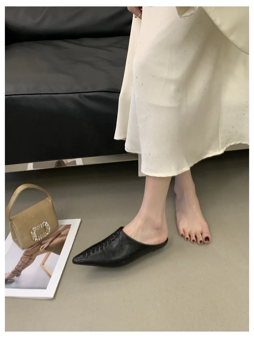 Mules pour femmes à petits talons – Image 4