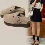 Sabots Mules en daim