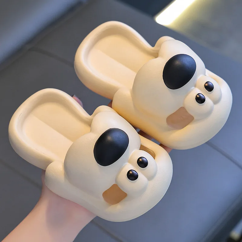 Sabots Pantoufles pour enfants avec motif chiot – Image 4