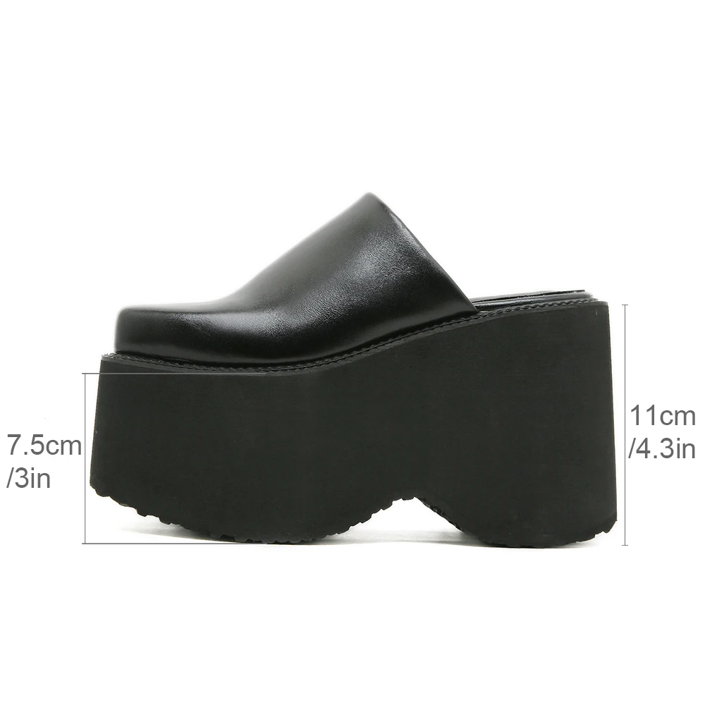 Mules à plateforme Gotique – Image 4
