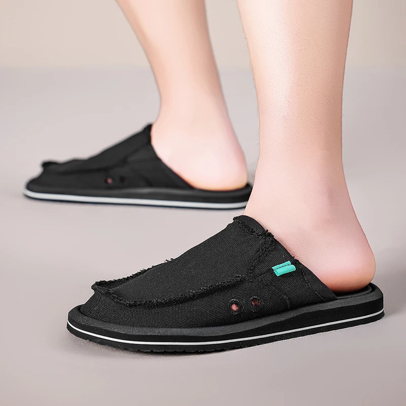 Sabots Chaussures en toile pour hommes – Image 3