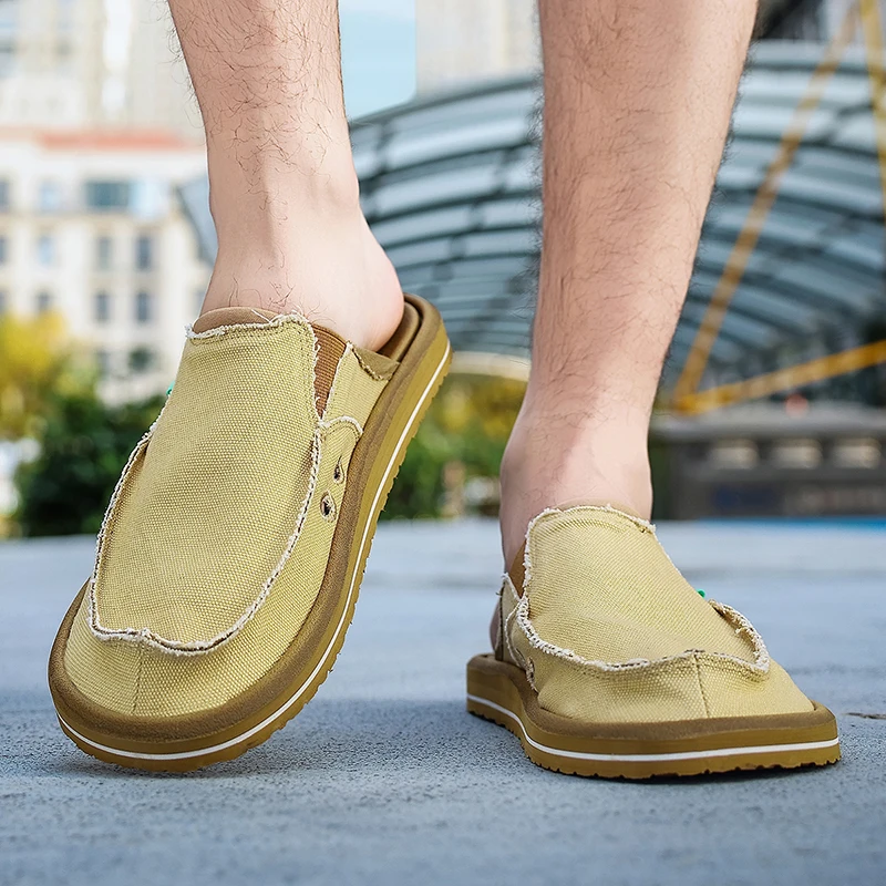 Sabots Chaussures en toile pour hommes – Image 2
