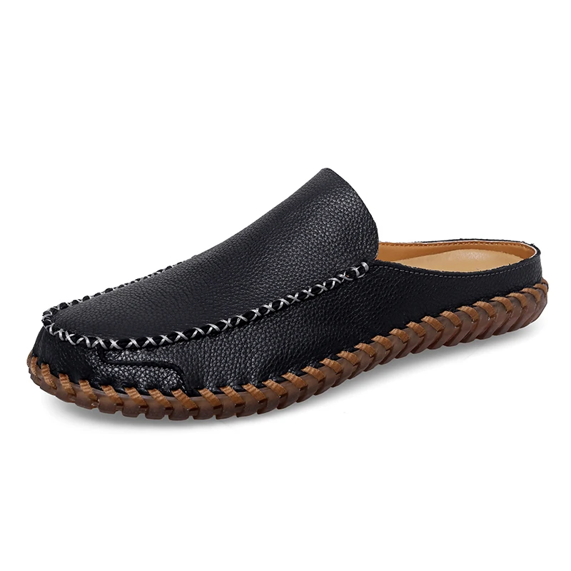 Pantoufles Sabots en cuir – Image 4
