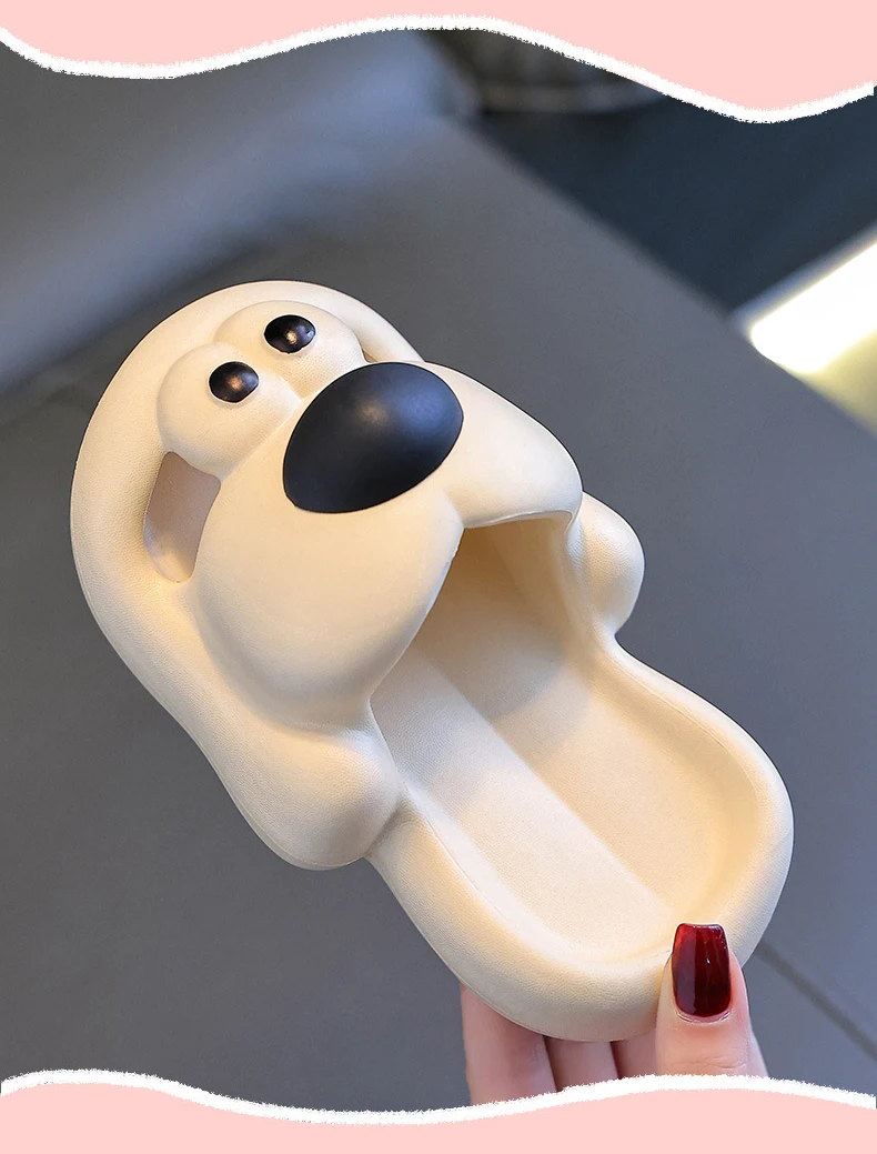 Sabots Pantoufles pour enfants avec motif chiot – Image 10