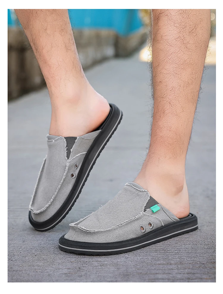Sabots Chaussures en toile pour hommes – Image 10