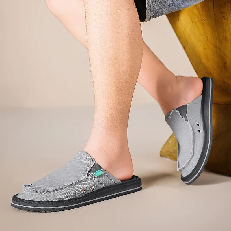 Sabots Chaussures en toile pour hommes – Image 4