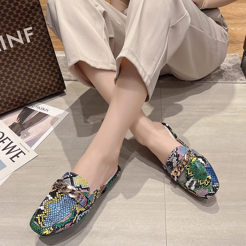 Mules imprimé serpent – Image 8