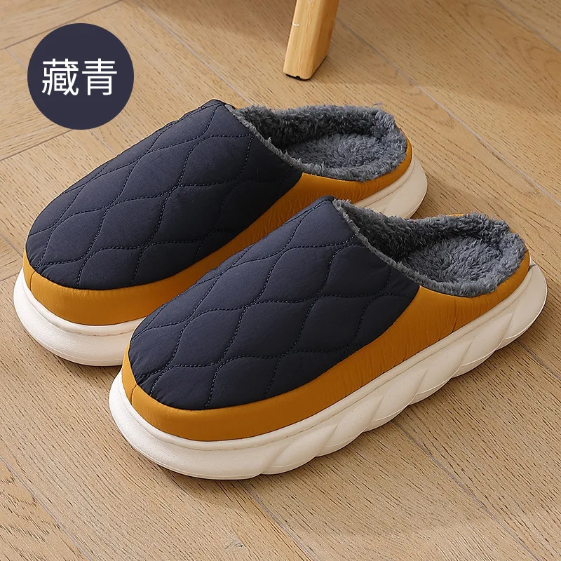 Chaussures d'hiver pour hommes, pantoufles fourrure – Image 13