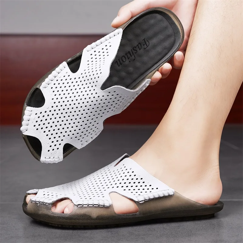 Sandales sabots en cuir pour homme – Image 7