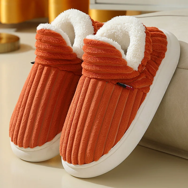 Chaussures d'hiver pour hommes, pantoufles fourrure – Image 17