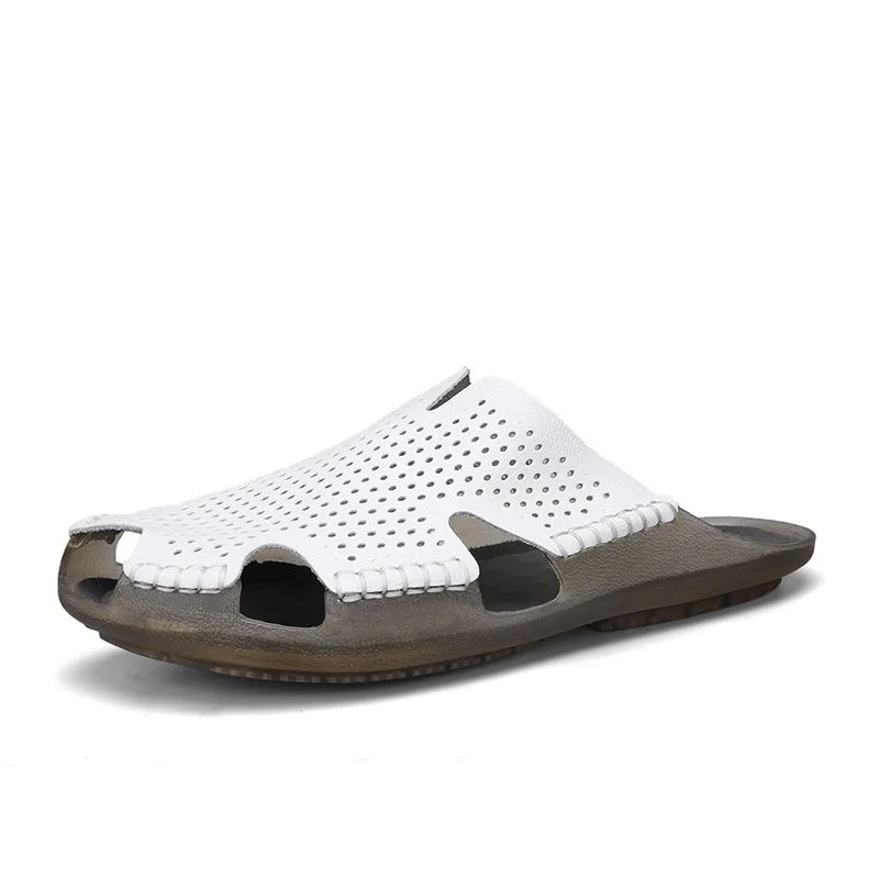 Sandales sabots en cuir pour homme – Image 4