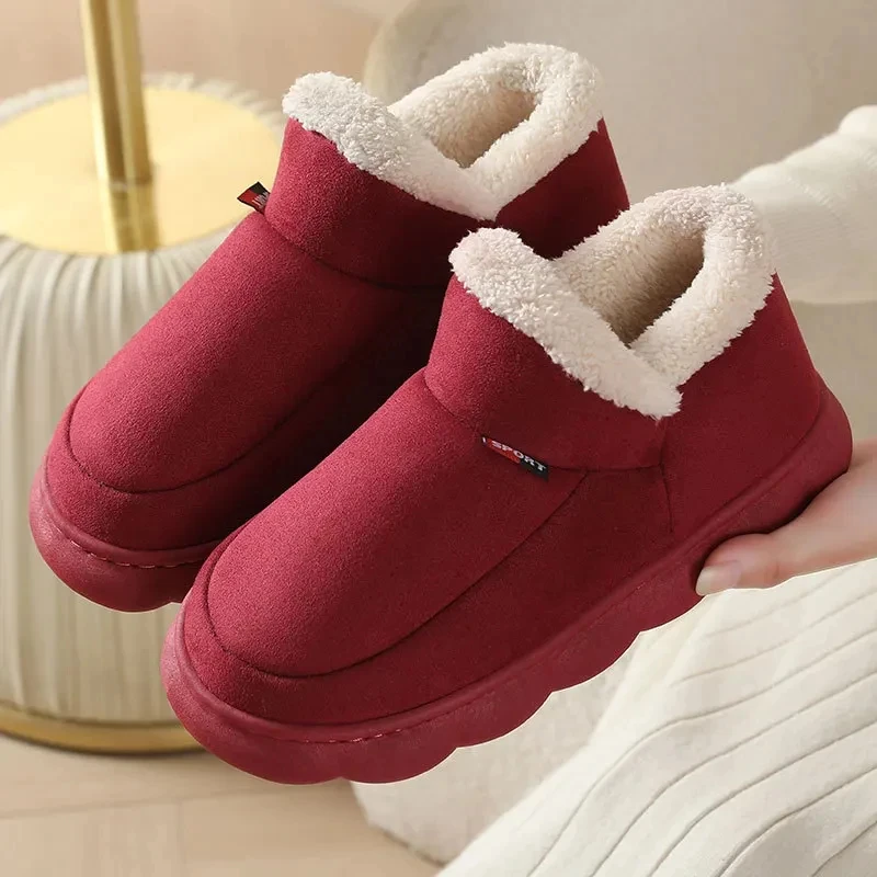 Chaussures d'hiver pour hommes, pantoufles fourrure – Image 12