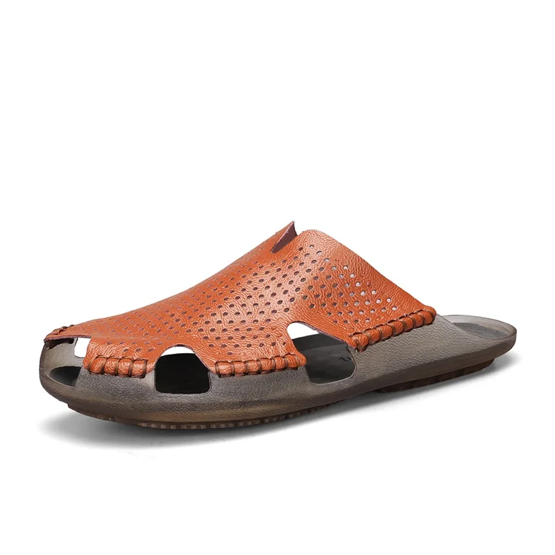 Sandales sabots en cuir pour homme – Image 6