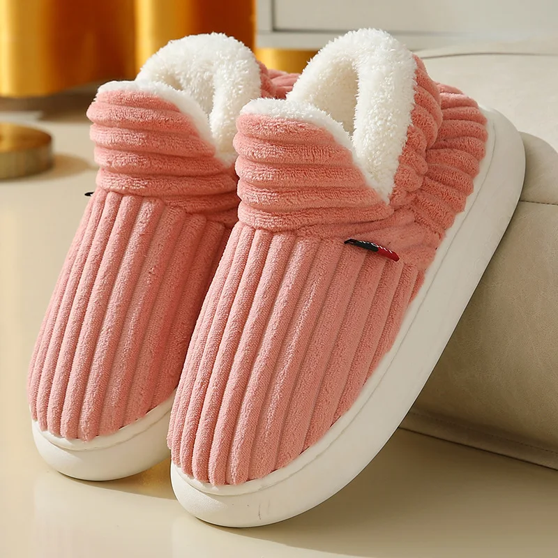 Chaussures d'hiver pour hommes, pantoufles fourrure – Image 16